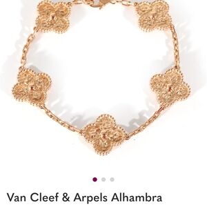 "Be aware Of This Seller" Van Cleef & Arpels Gold Clover Bracelet